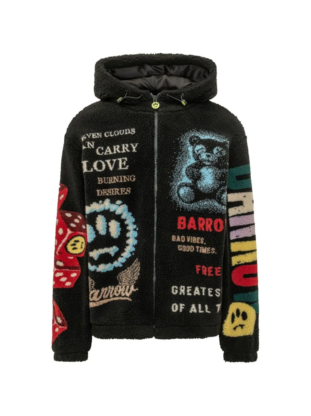 Graphic-Print Hooded Jacket by BARROW