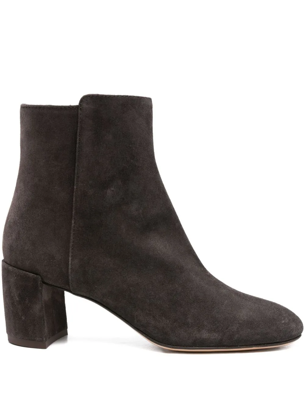 60mm Block-Heel Suede Boots by AGL