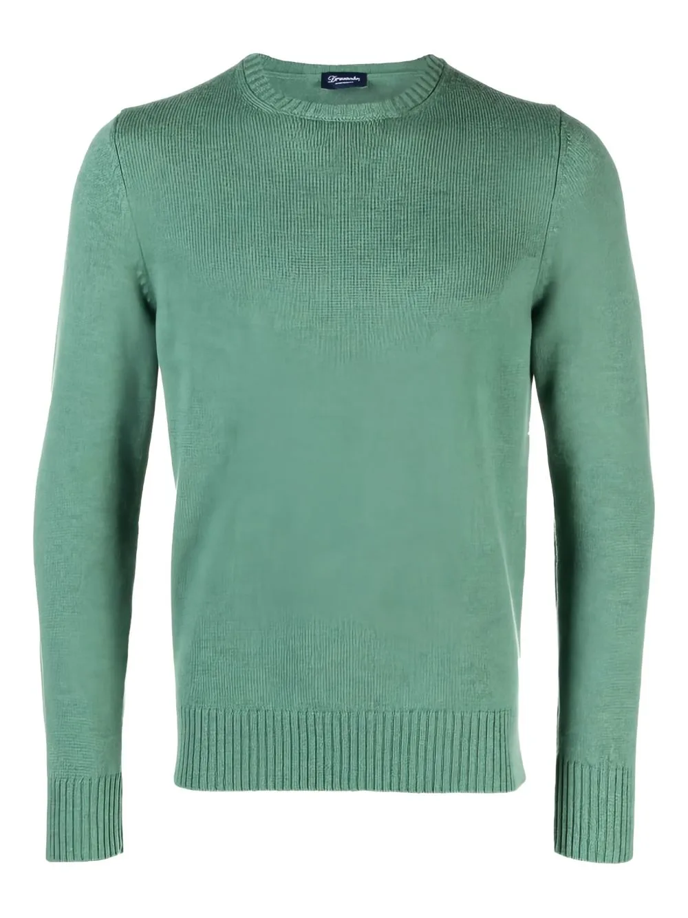 Crew-Neck Cashmere Sweater by Drumohr