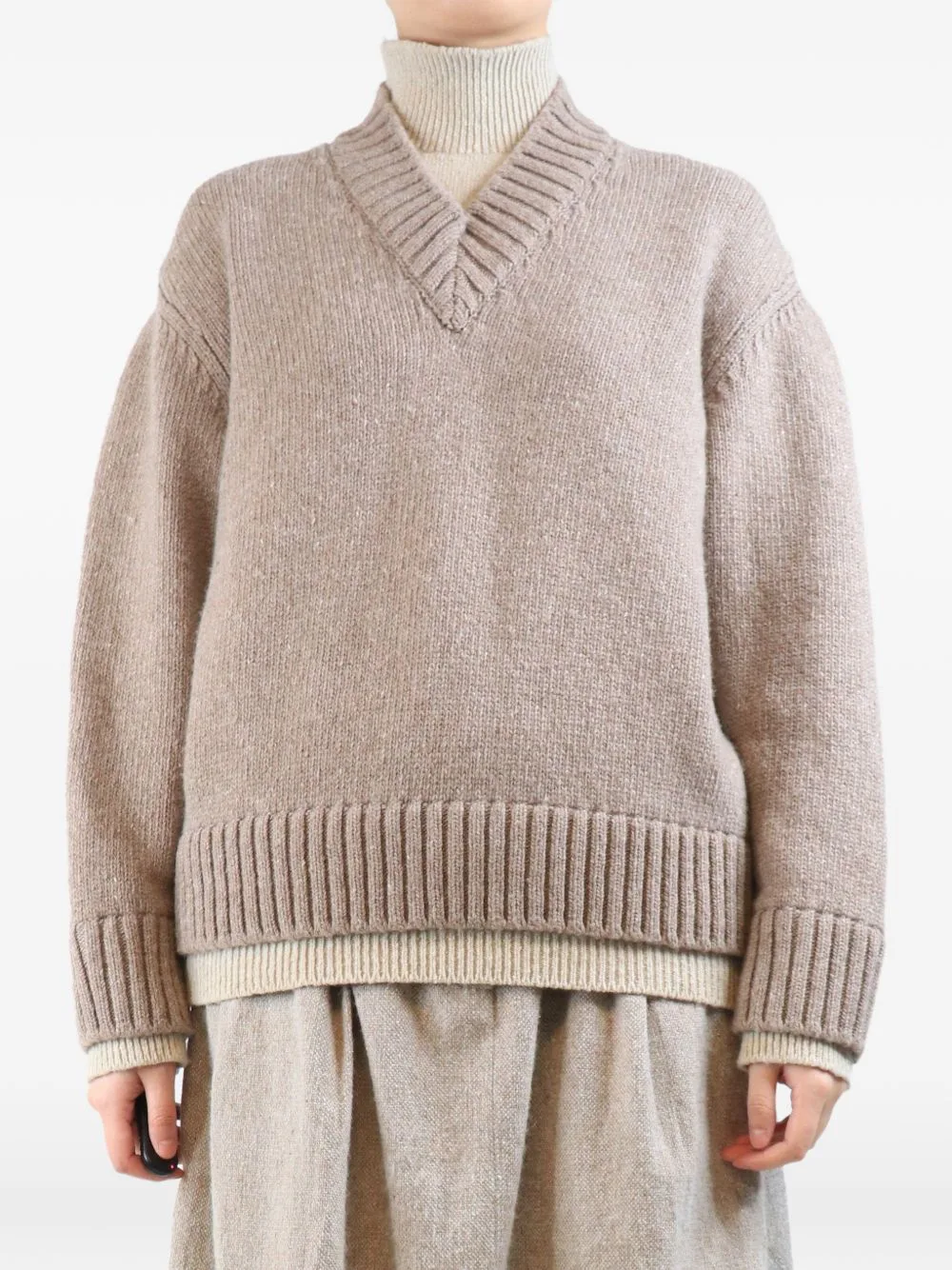V-Neck Sweater by Bottega Veneta Pre-Owned