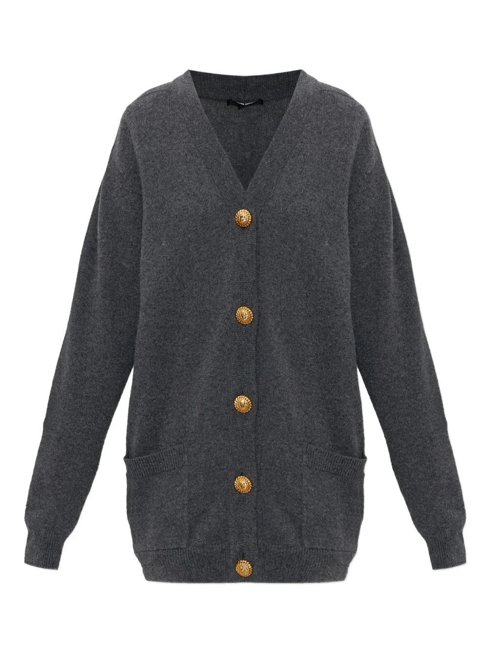 Button Pockets Cardigan by Balmain