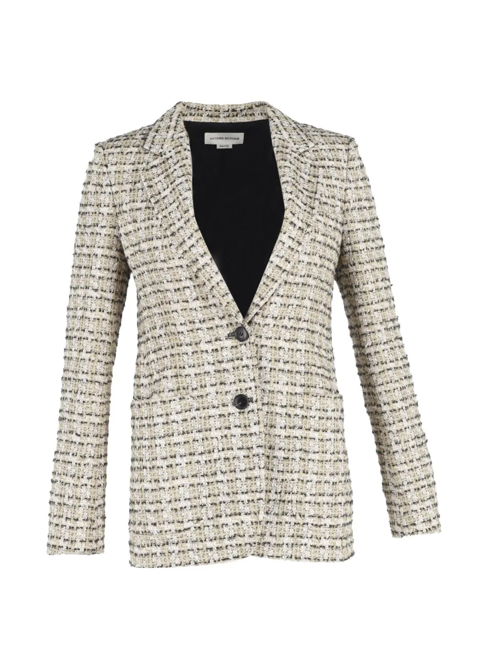 Single-Breasted Cotton Tweed Blazer by Victoria Beckham