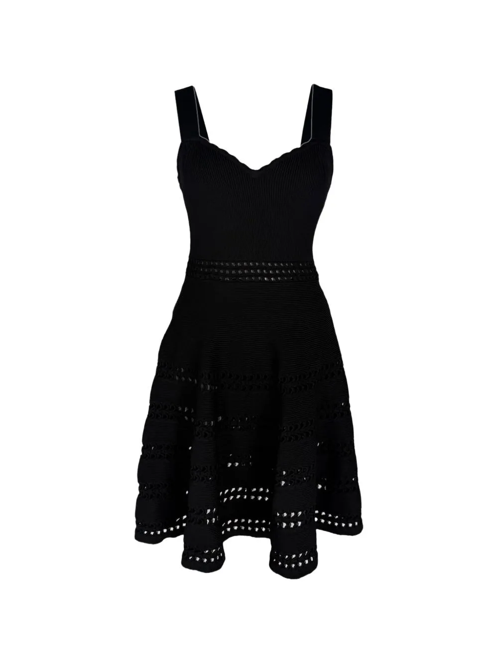 Pointelle A-Line Dress by Maje