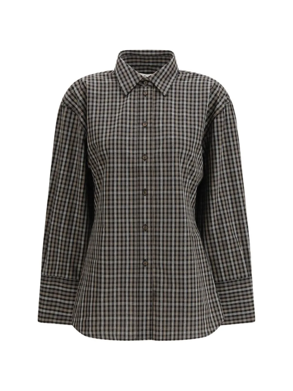 Shaped Check Shirt by Róhe