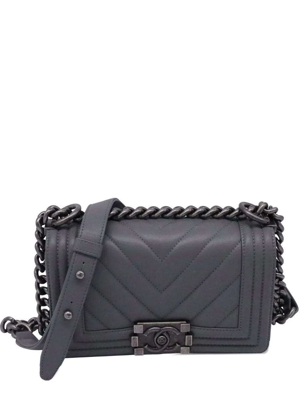 Leather Crossbody Bag by CHANEL Pre-Owned