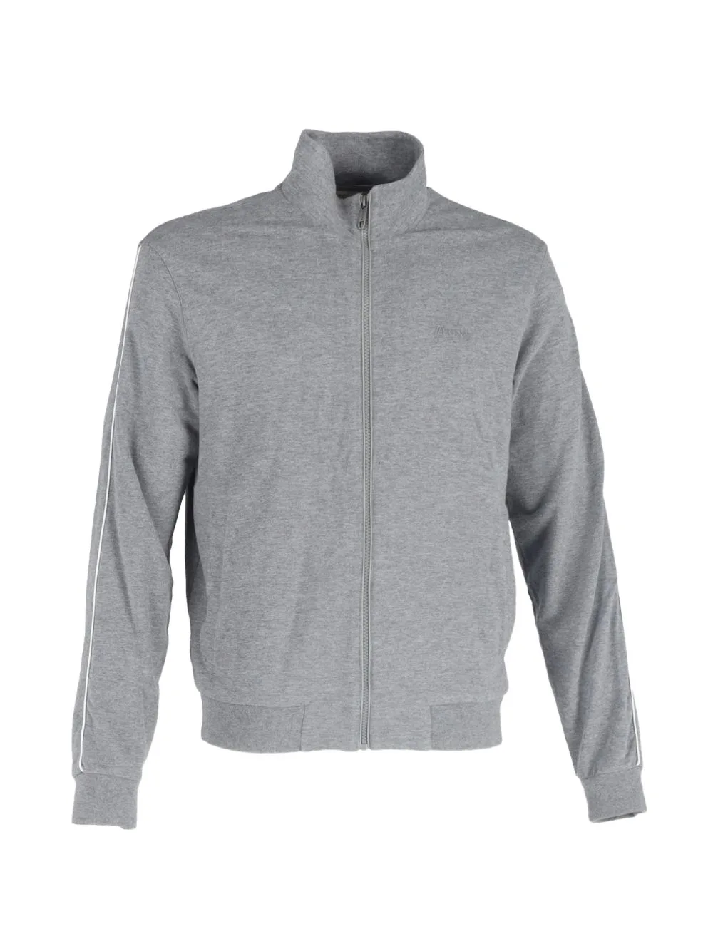 Zipped Embroidered-Logo Sweatshirt by Ermenegildo Zegna Vintage