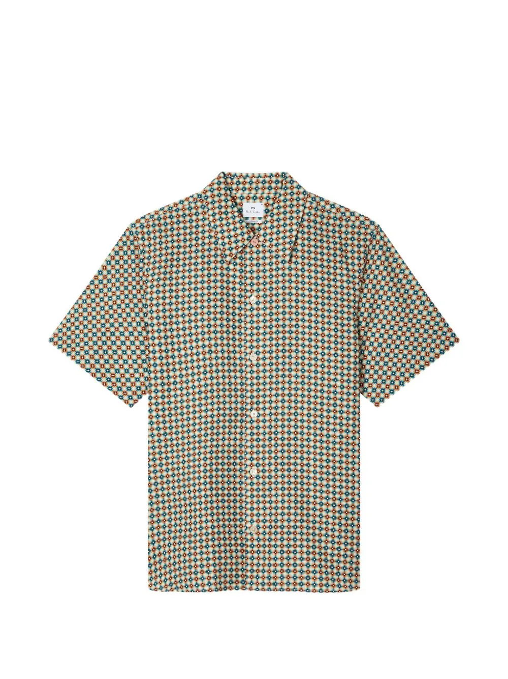 Geo Tile Print Shirt by PS Paul Smith
