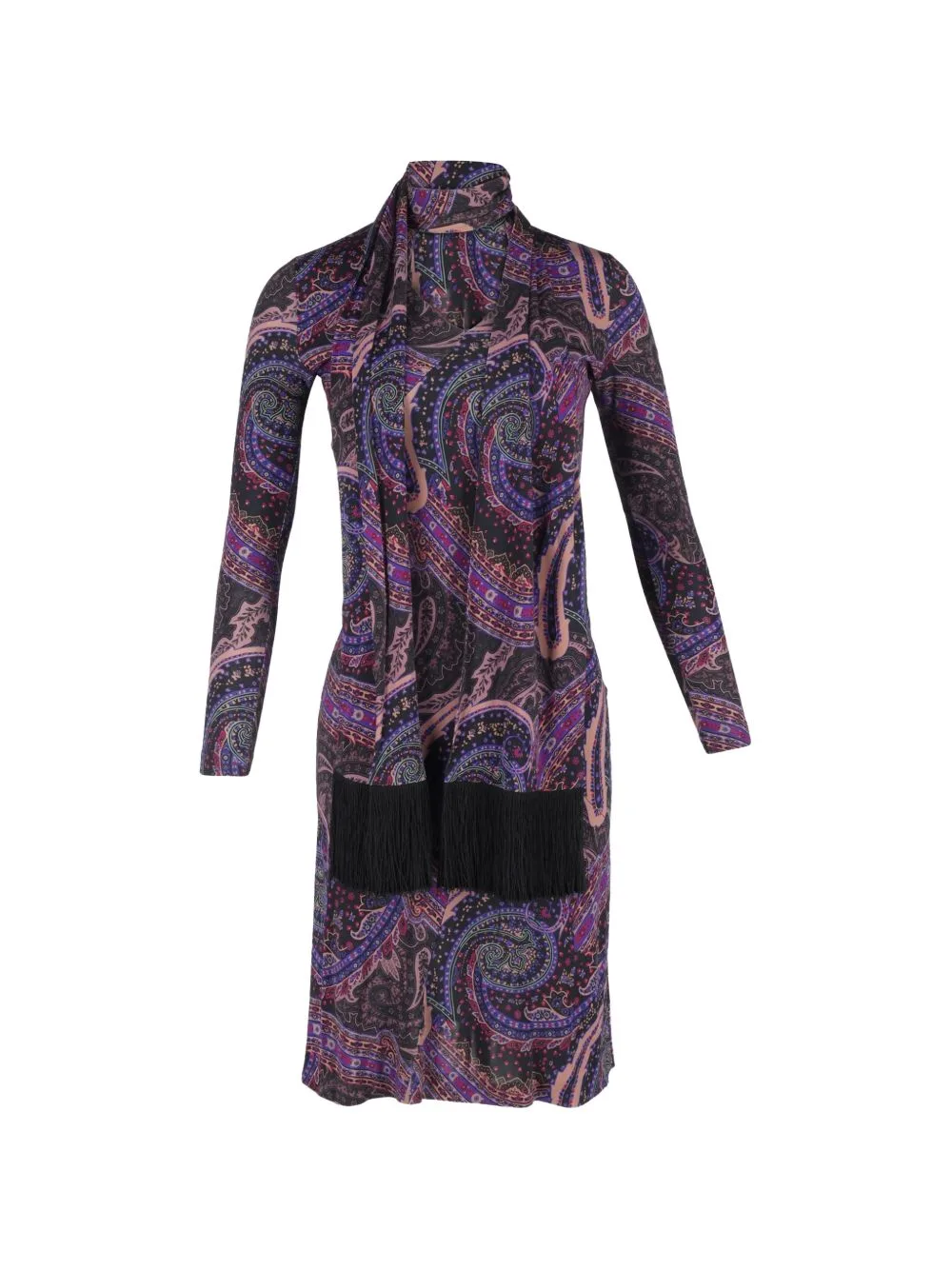 Paisley-Pattern Mini Dress by Etro Vintage