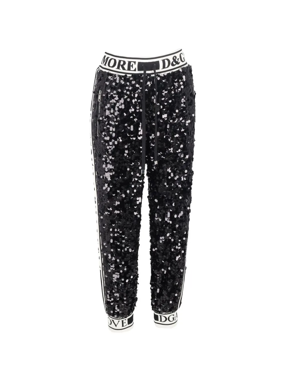 Sequin-Embellishment Trousers by Dolce & Gabbana Pre-Owned