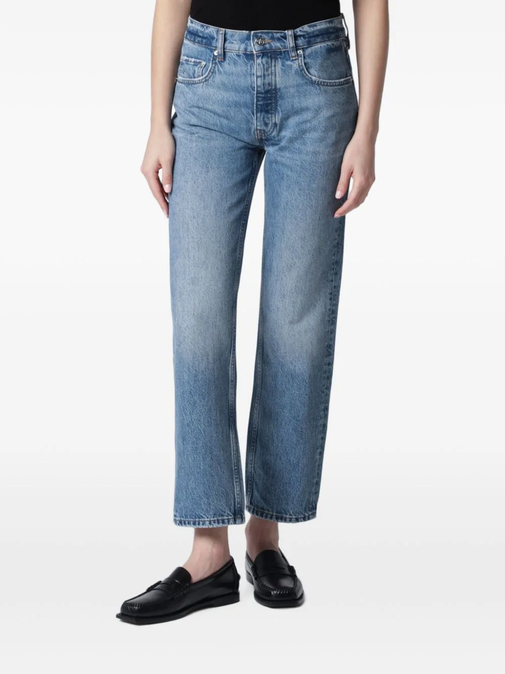 Jane Washed-Effect Jeans by ANINE BING