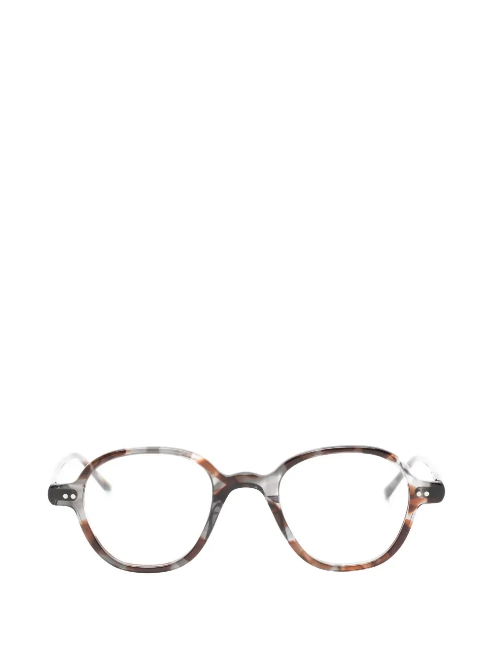Babu Round-Frame Glasses by Lesca
