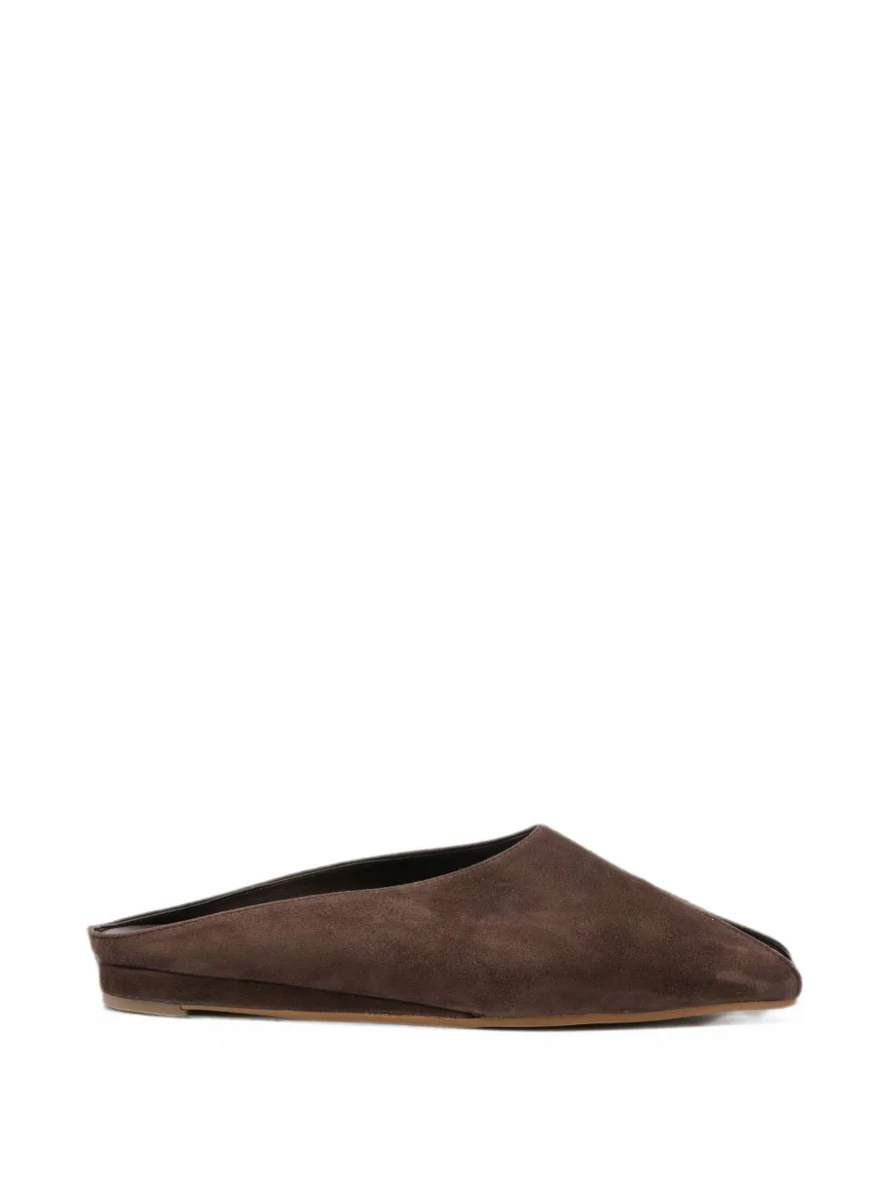 Suede Peep-Toe Sandals by biancadi