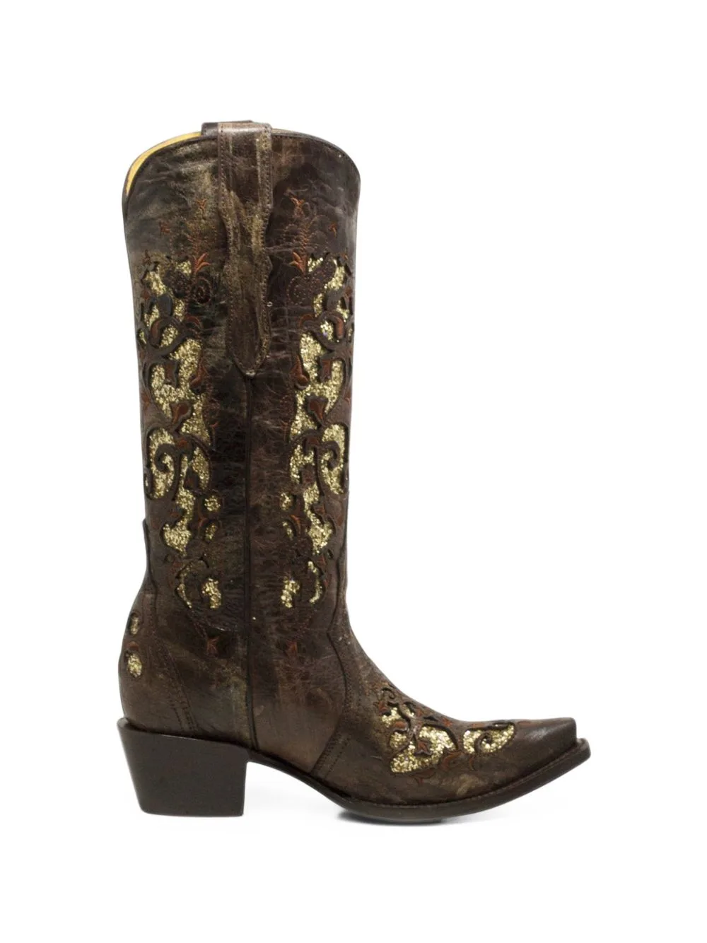 Aurora Leather Cowboy Boots by NORTALIE