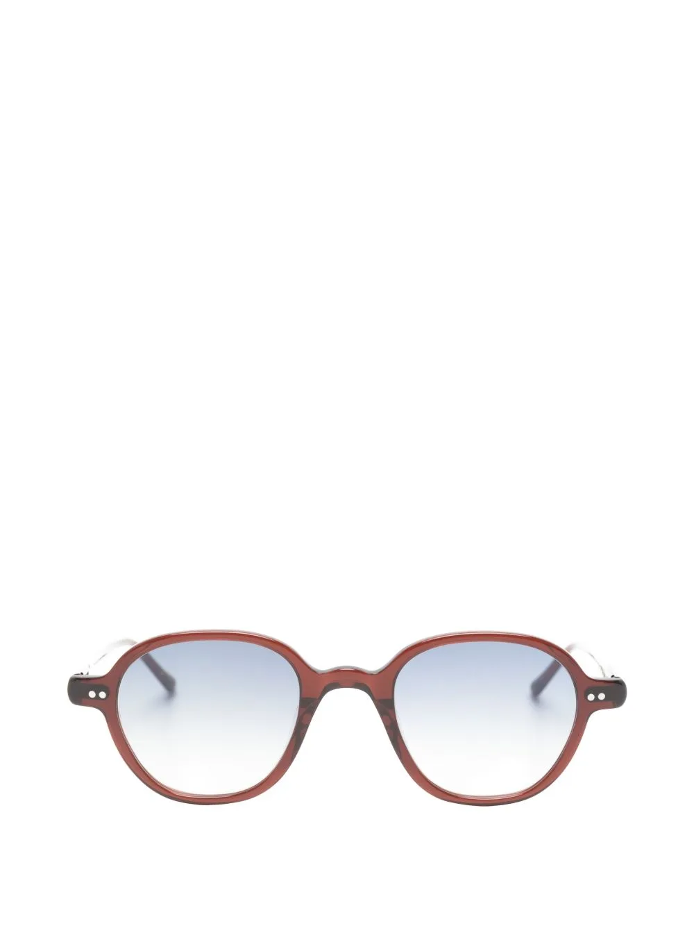 Babu Round-Frame Sunglasses by Lesca