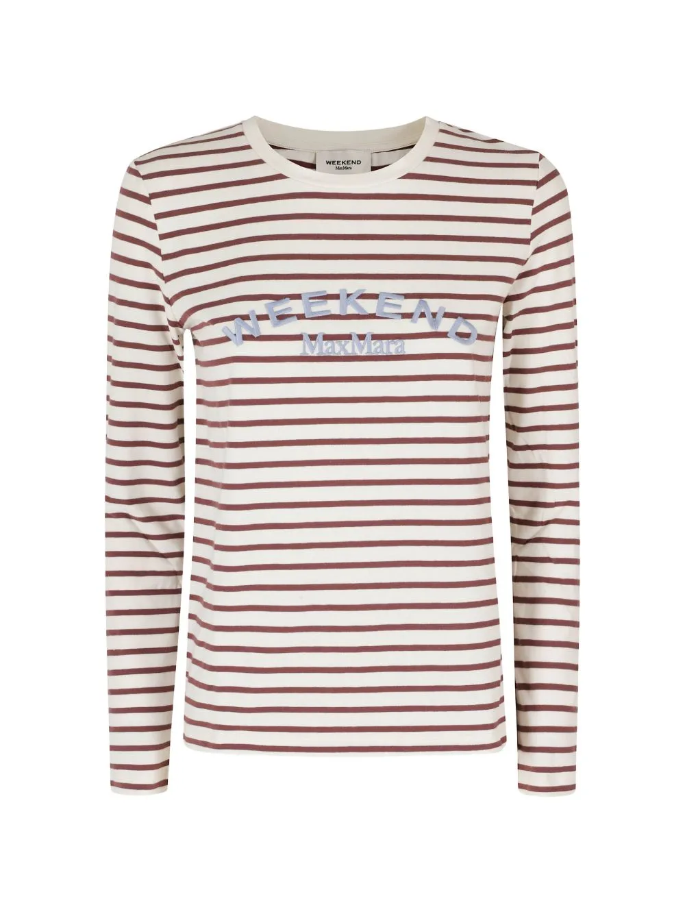 Striped Logo-Print T-Shirt by Weekend Max Mara
