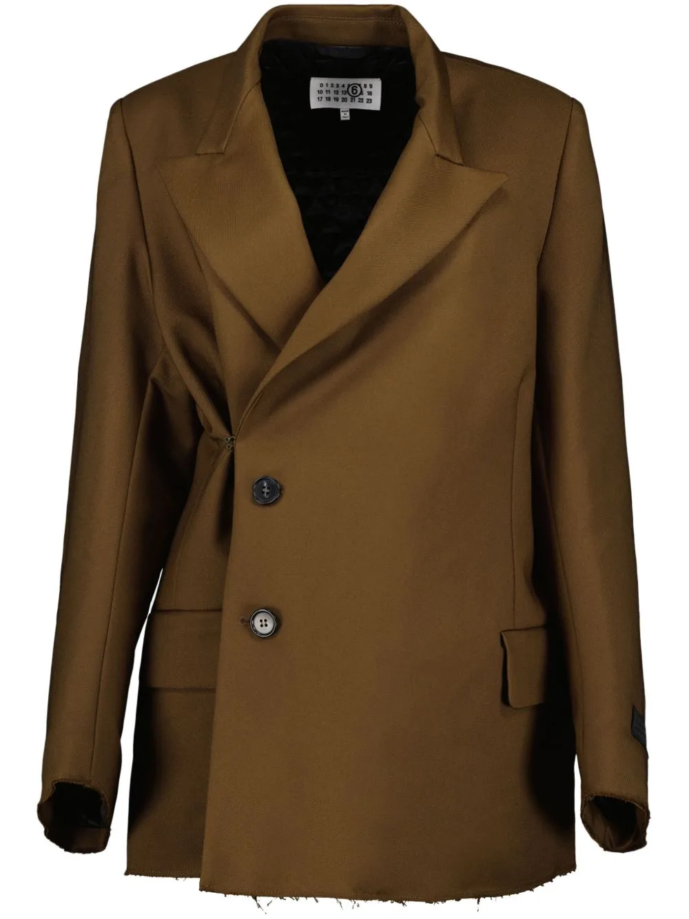 Notched-Lapels Blazer by MM6 Maison Margiela