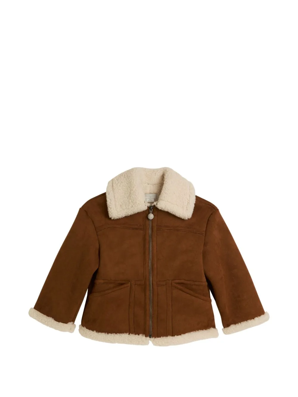 Faux-Shearling Zip-Up Jacket by Stella McCartney Kids