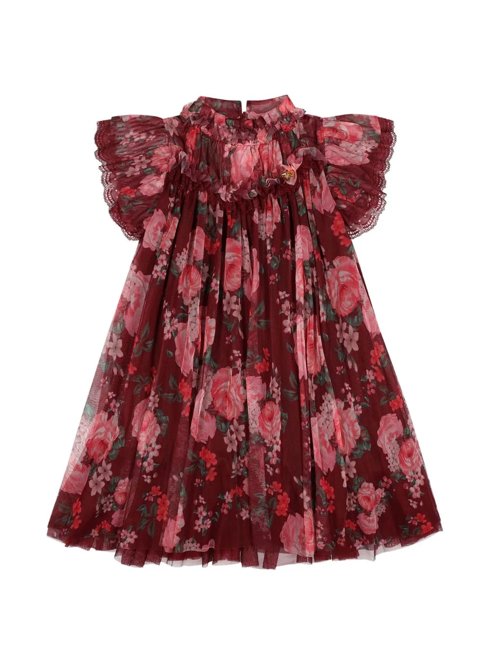 Hettie Floral-Print Ruffled Dress by ANGEL'S FACE KIDS