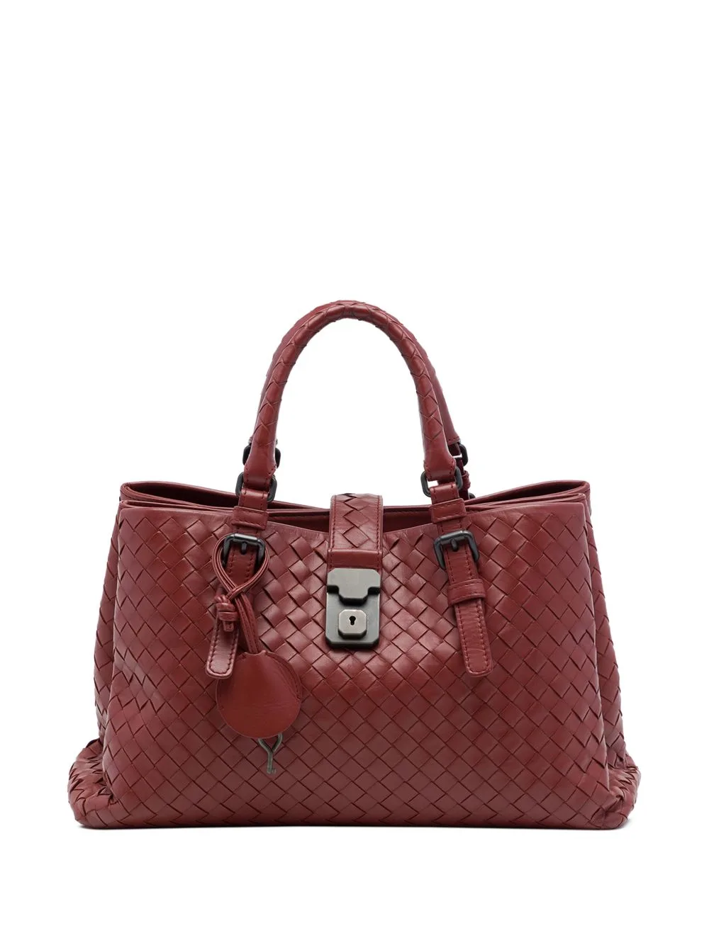 2012-2026 Small Nappa Intrecciato Roma Satchel