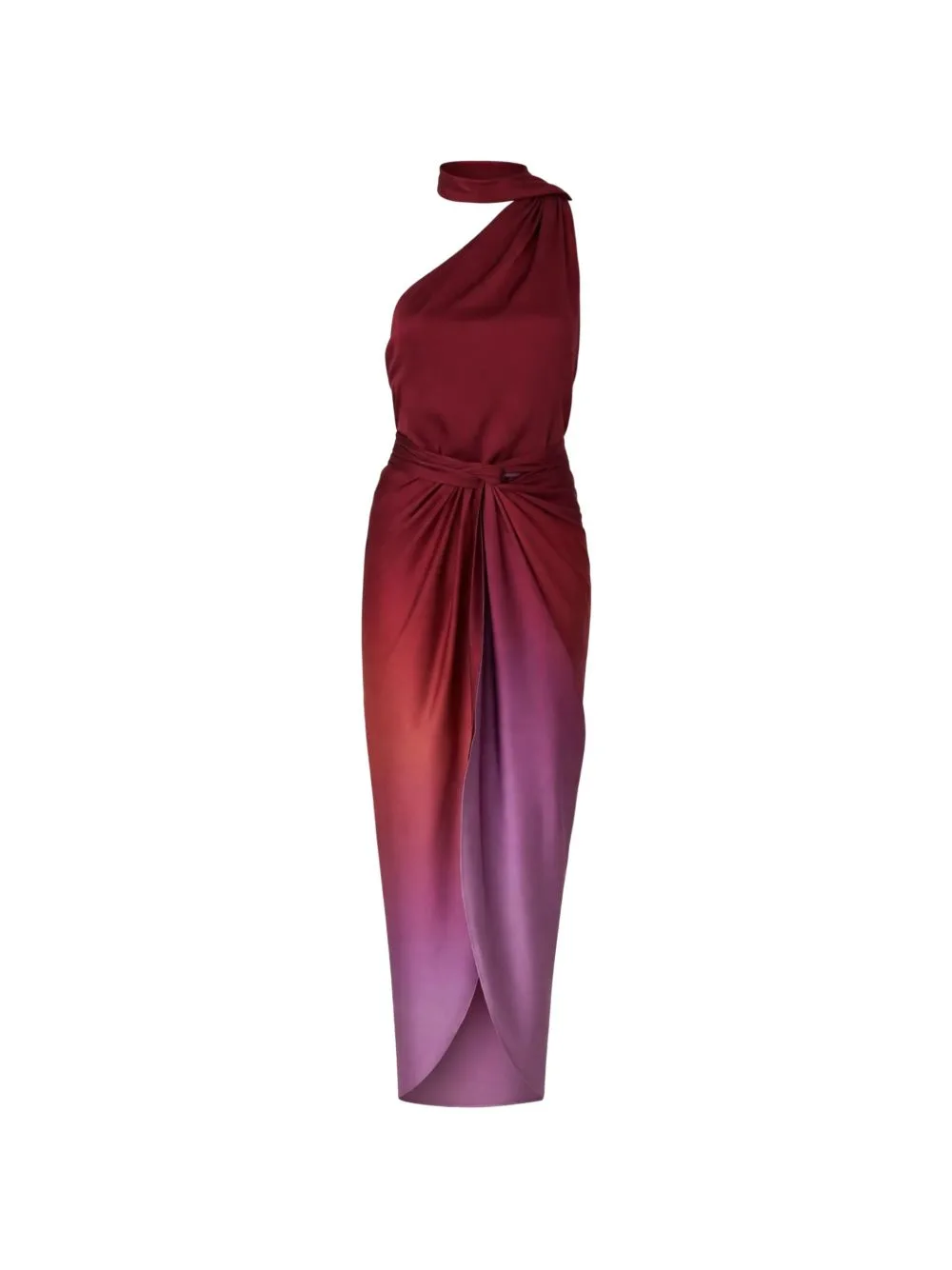 Lora One-Shoulder Knot-Detail Maxi Dress by Baobab