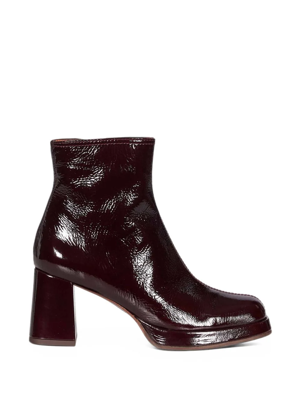 Ketin Patent-Finish Platform Ankle Boots