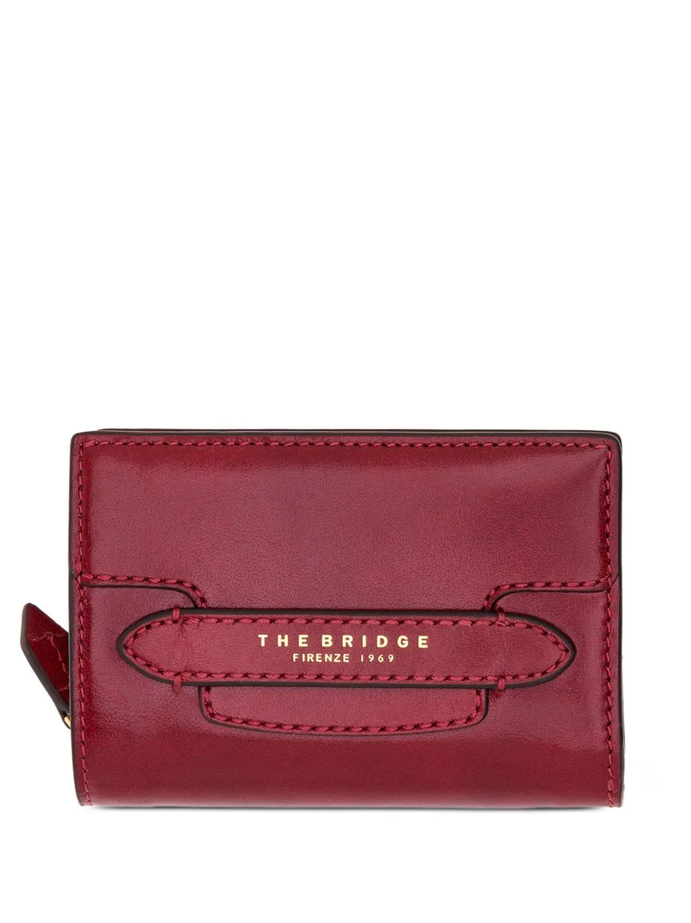 Logo-Print Leather Wallet by The Bridge