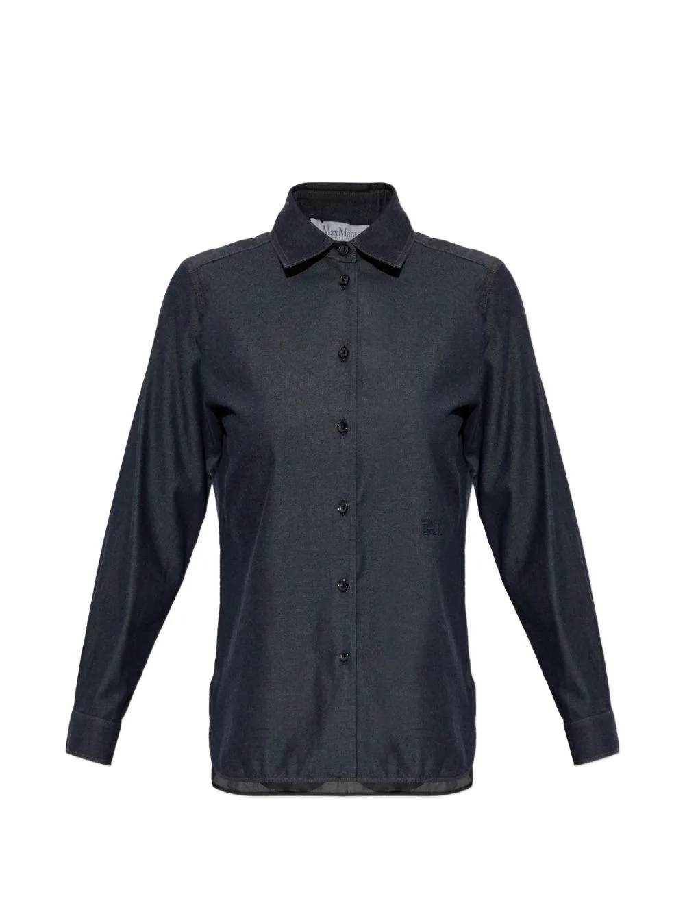 Denim-Look Cotton Shirt by Max Mara