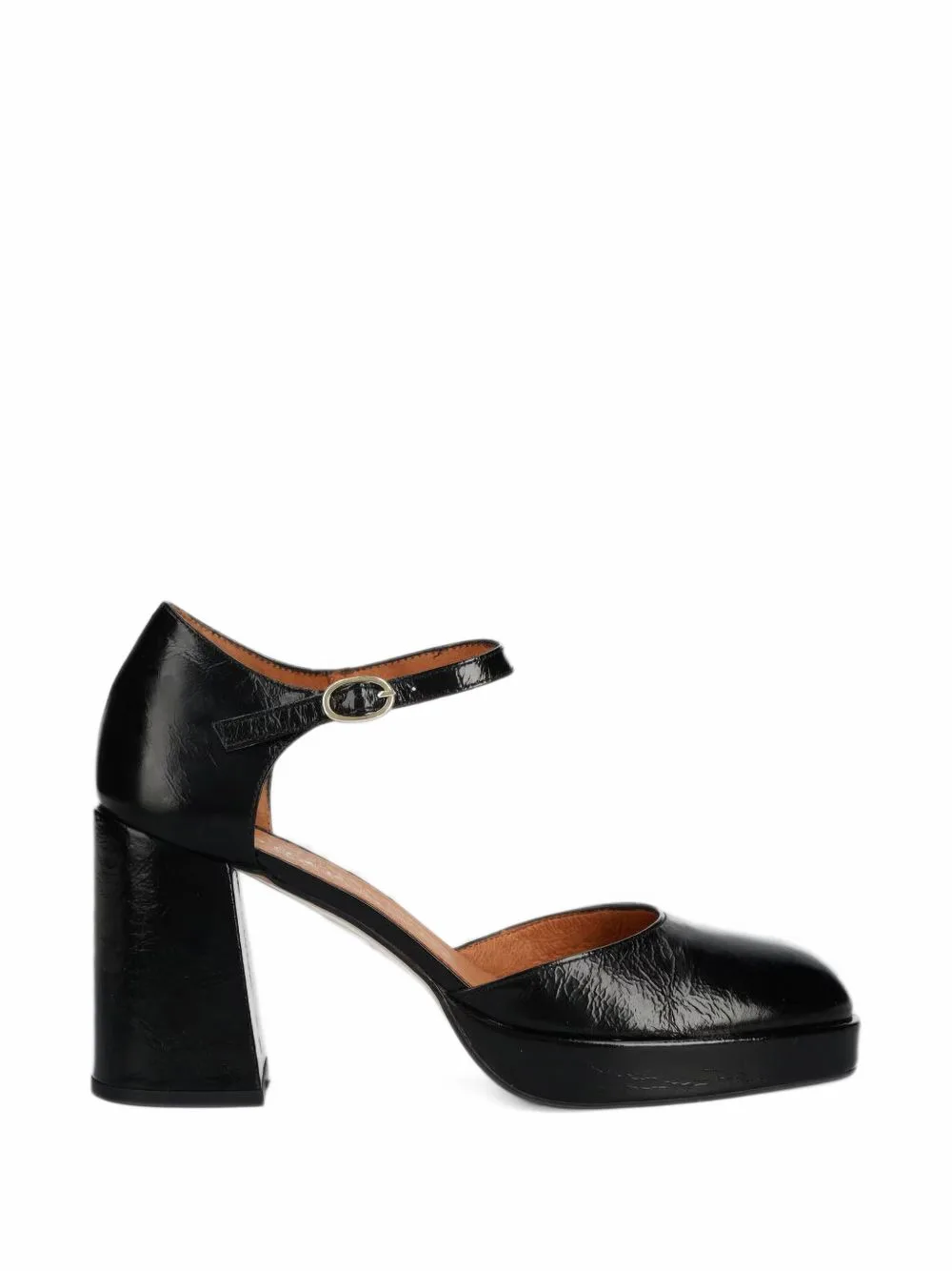 Platform Buckle-Fastening Pumps by JONAK PARIS