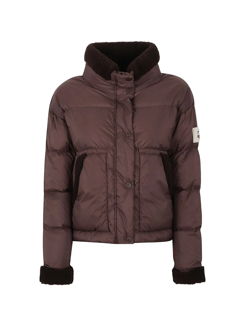 Ande Quilted Shearling-Trim Jacket by AFTER LABEL