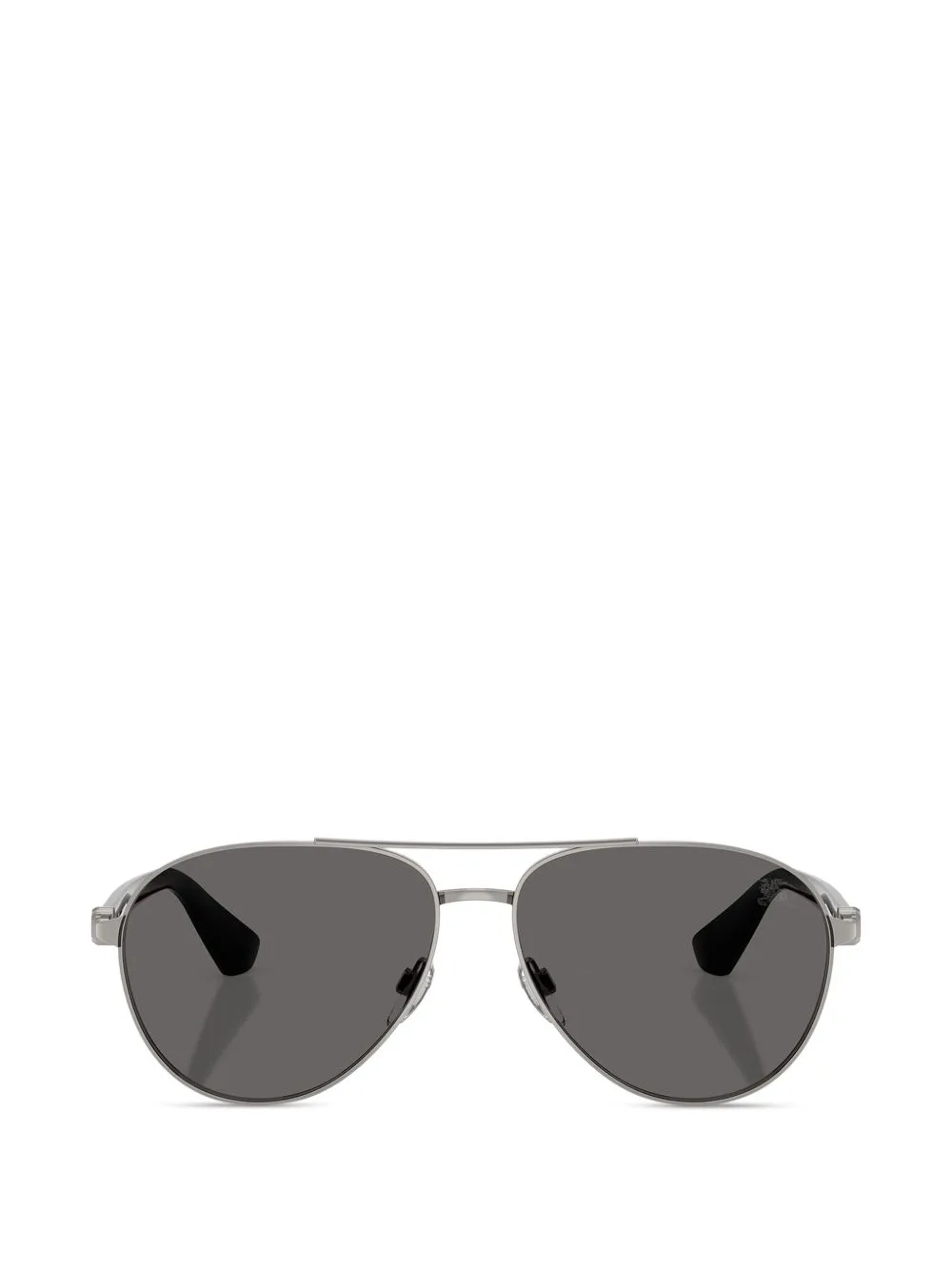 Double-Bridge Pilot-Frame Sunglasses by Burberry Eyewear