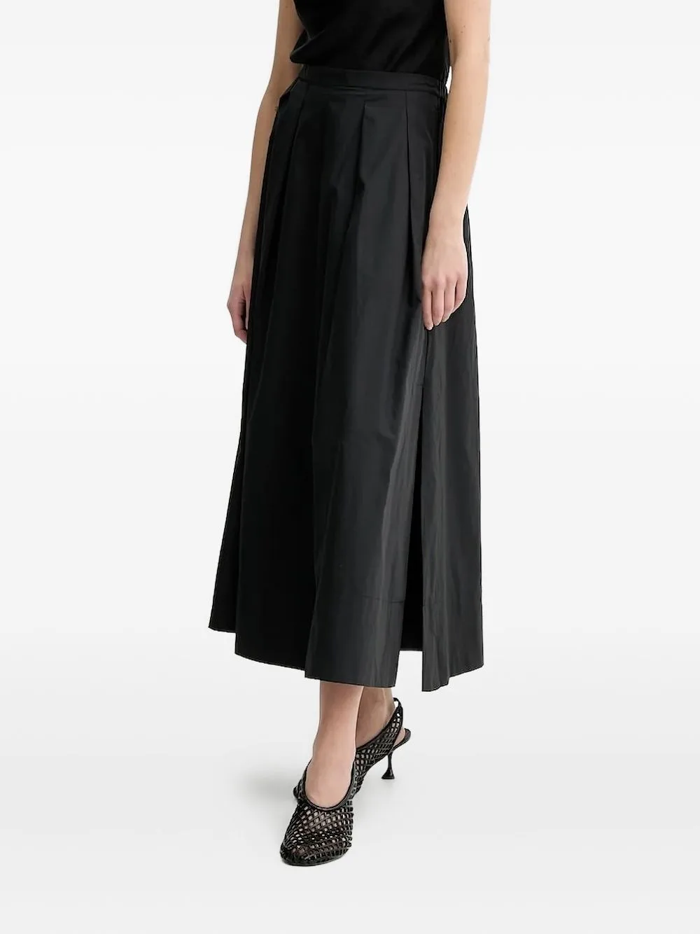 Pleated Midi Skirt by HERSKIND