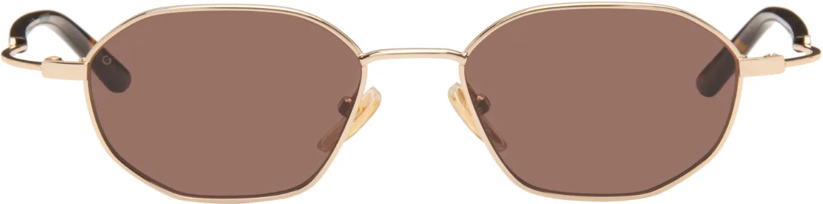 Geometric-Frame Sunglasses by Gucci