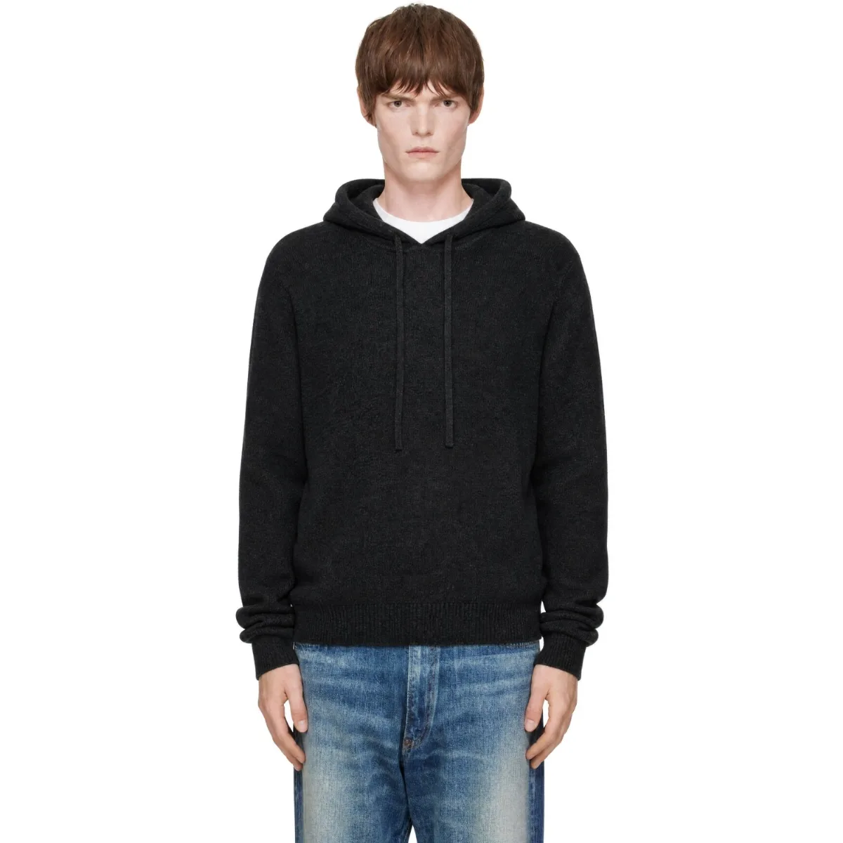Racoon Knit Hoodie by AMOMENTO
