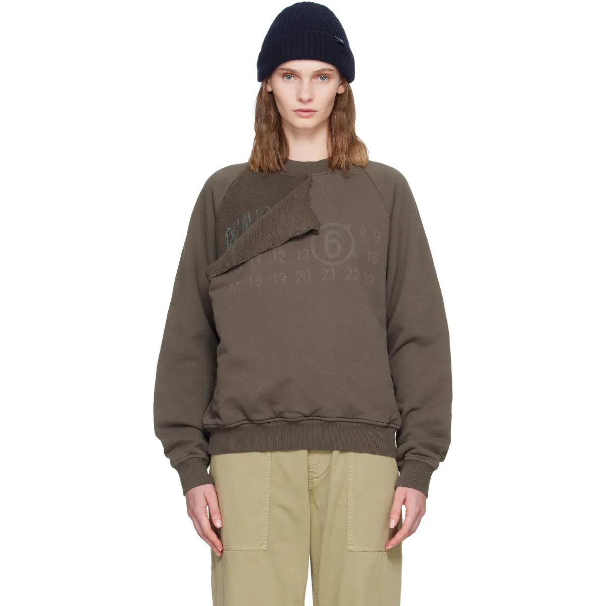 Double Layer Sweatshirt by MM6 Maison Margiela