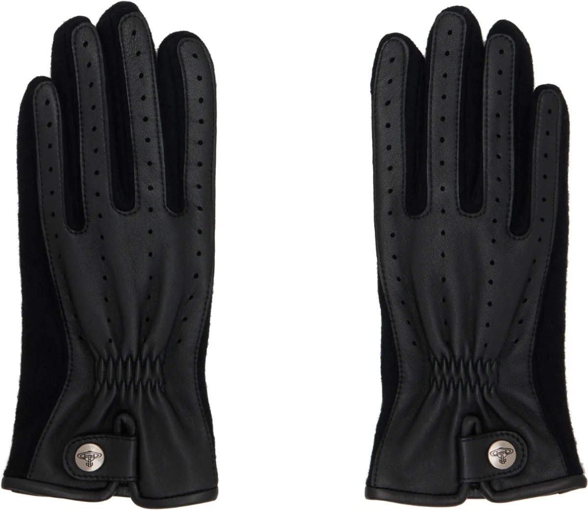 Leather & Wool Gloves by Vivienne Westwood