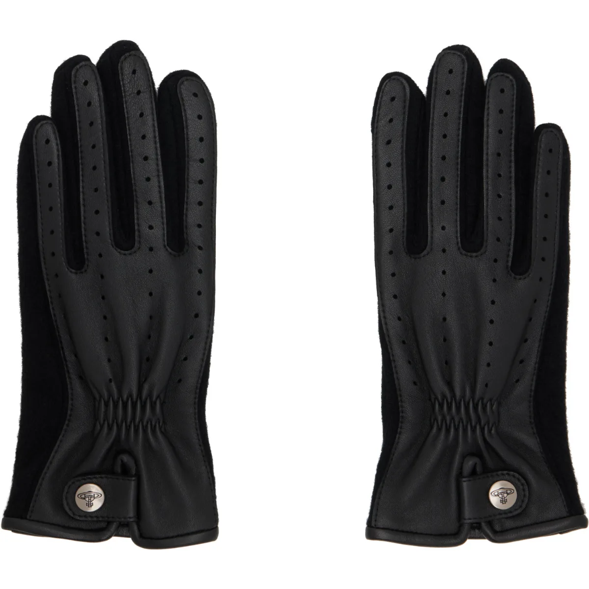Leather & Wool Gloves by Vivienne Westwood