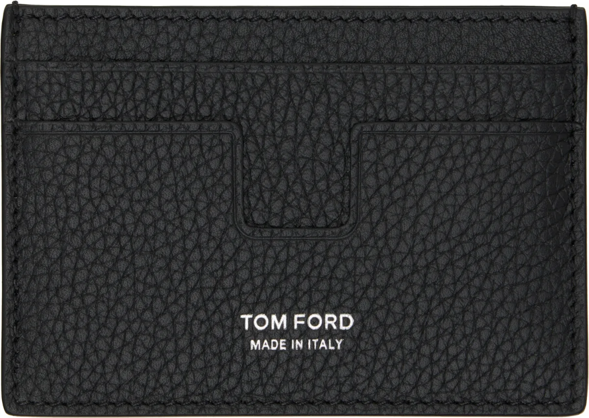 Soft Grain T Line Money Clip Card Holder by TOM FORD