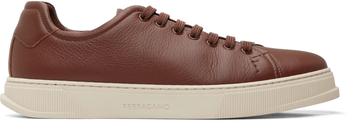 Elastic Lace Sneakers by Ferragamo
