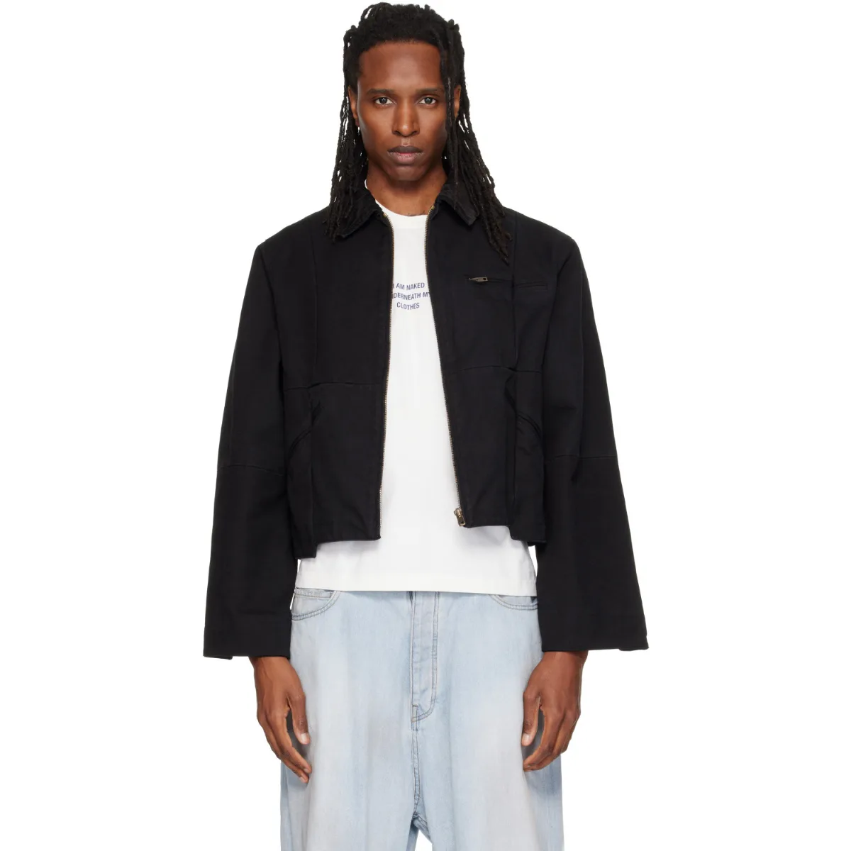 Cut-Up Workwear Jacket by VETEMENTS