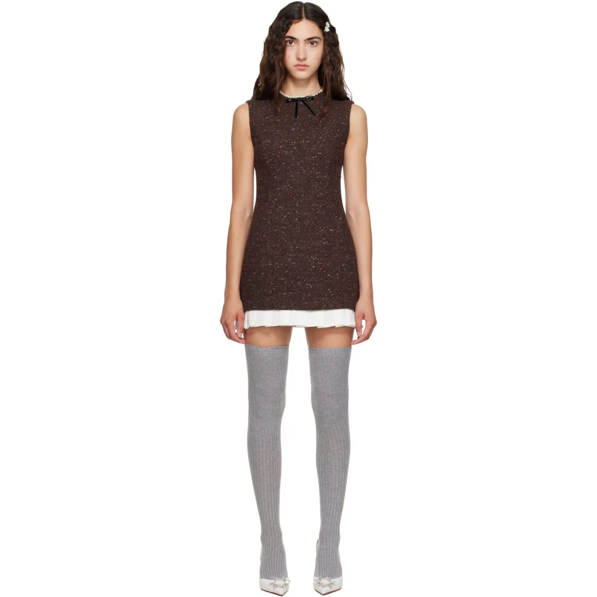 Sleeveless Slim-Fit Minidress by SHUSHU/TONG