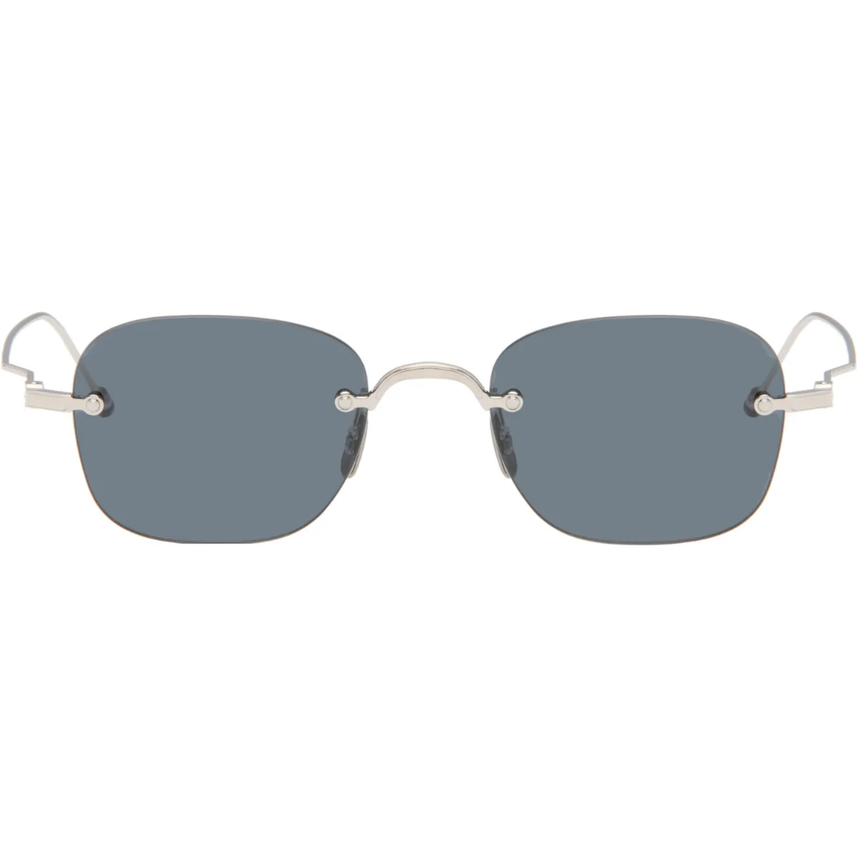 Rectangular Rimless Sunglasses by Thom Browne