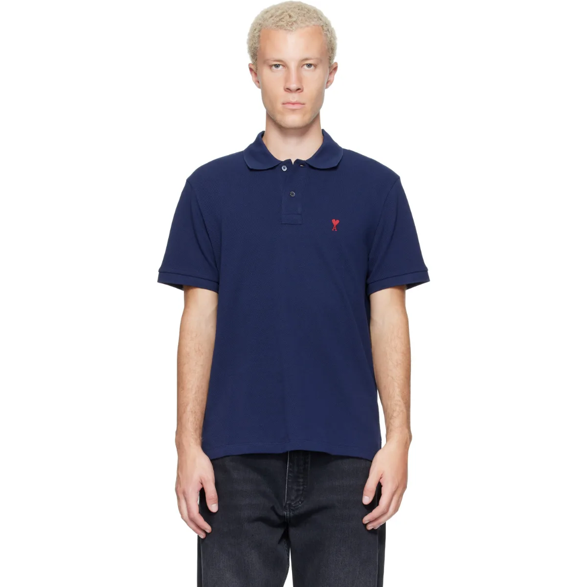 Cotton Ami De Coeur Polo by AMI Paris