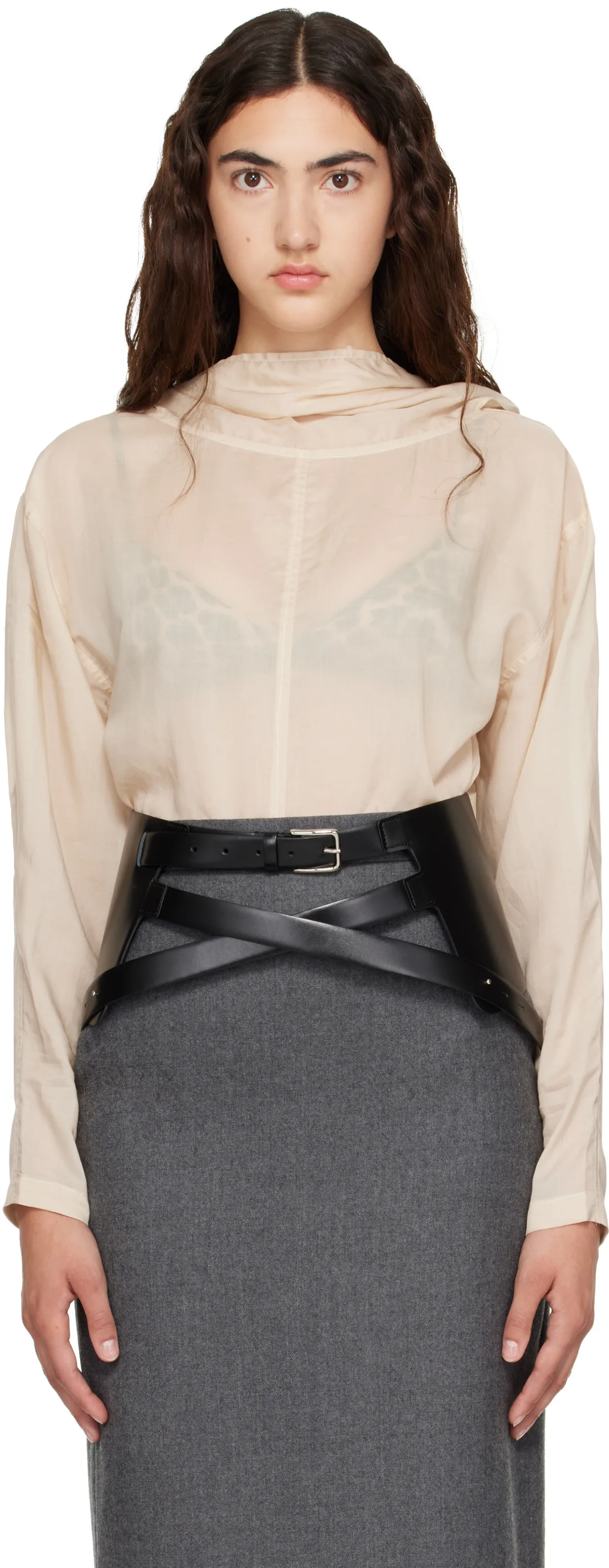 Leather Corset Belt by Toga Pulla