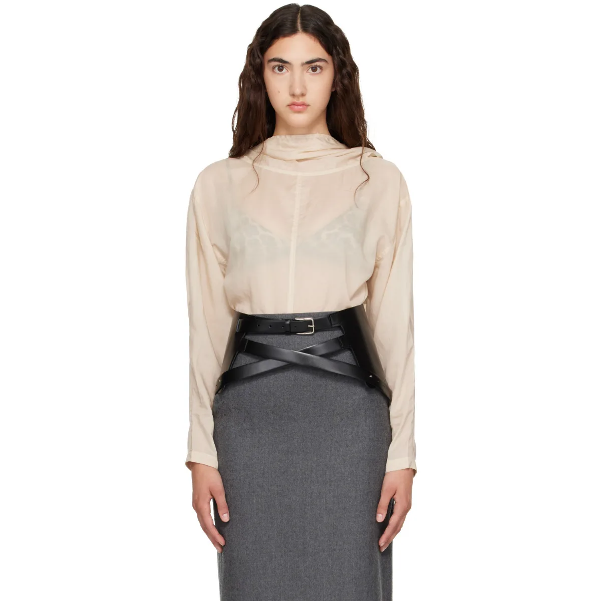 Leather Corset Belt by Toga Pulla
