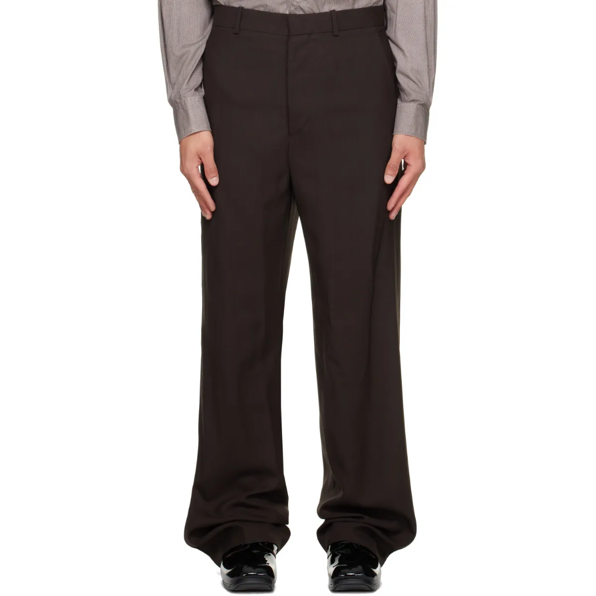 Wool Wide-Leg Trousers by Maison Margiela