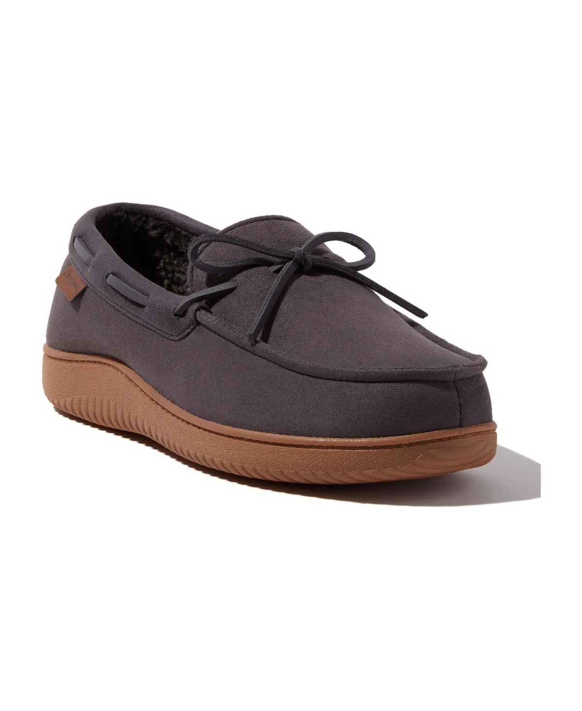 Pierce Microsuede Moccasin House Shoe Slipper by Dearfoams