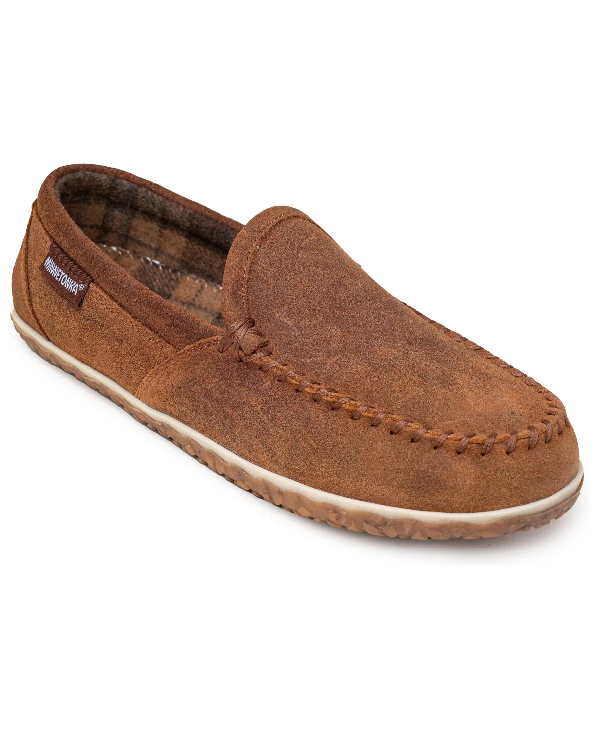 Tilden Suede Indoor/Outdoor Slippers by Minnetonka
