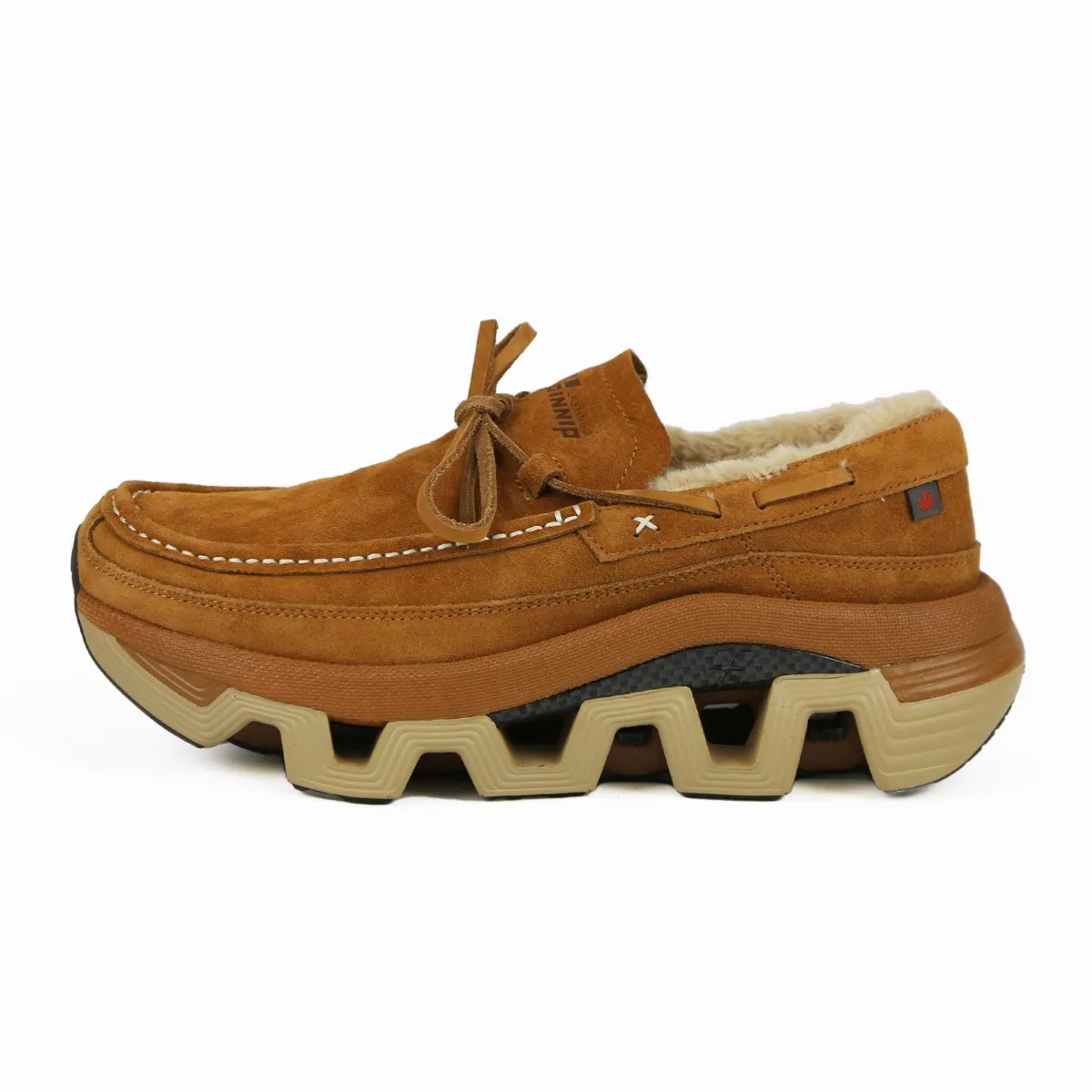 Genuine Suede Winter Loafers by Pinnip