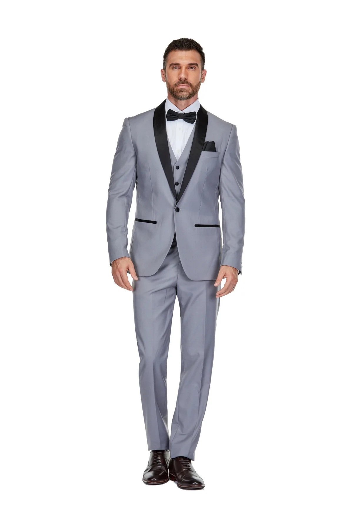3-Piece Slim Fit Shawl Lapel Tuxedo by Gino Vitale