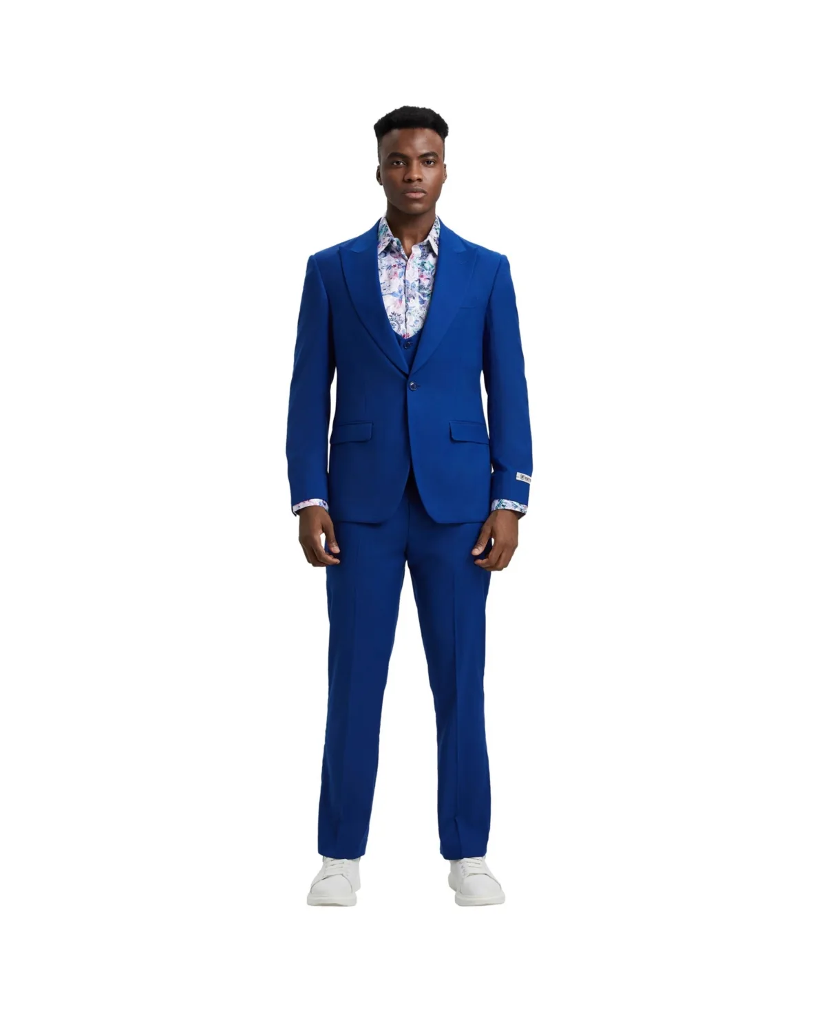 Stacy Adams Hybrid-Fit 3pc Suit Set, Jacket Vest and Pants